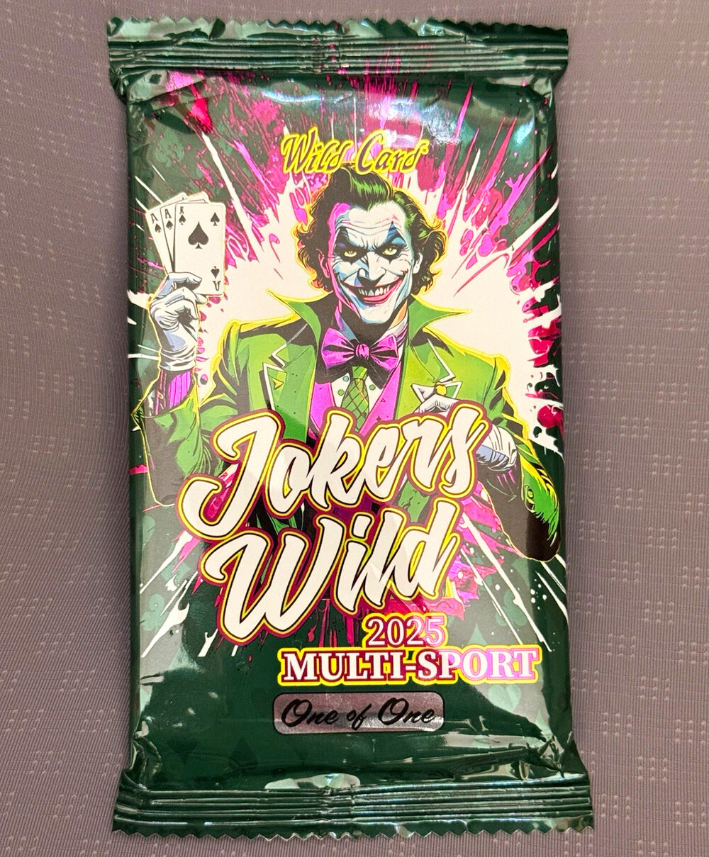 2025 Wild Card Jokers Wild Multi Sport GOD BRICK Pack Sealed GUARANTEED 1/1
